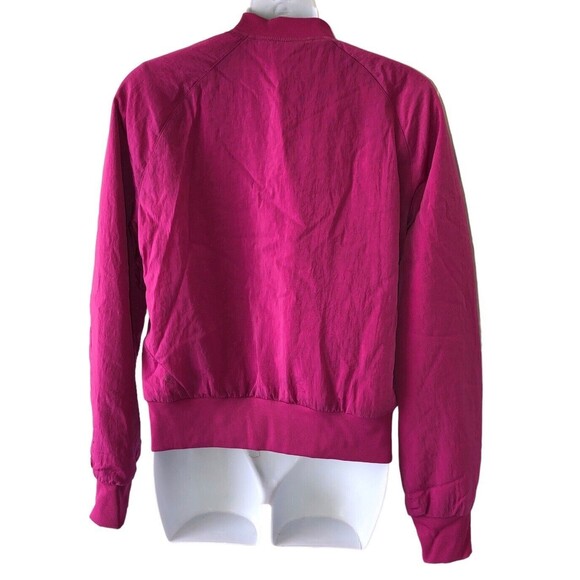 Lululemon Non-Stop Bomber Jacket Womens 6 Pink Reversible Zip Puffer Preowned - Picture 3 of 15